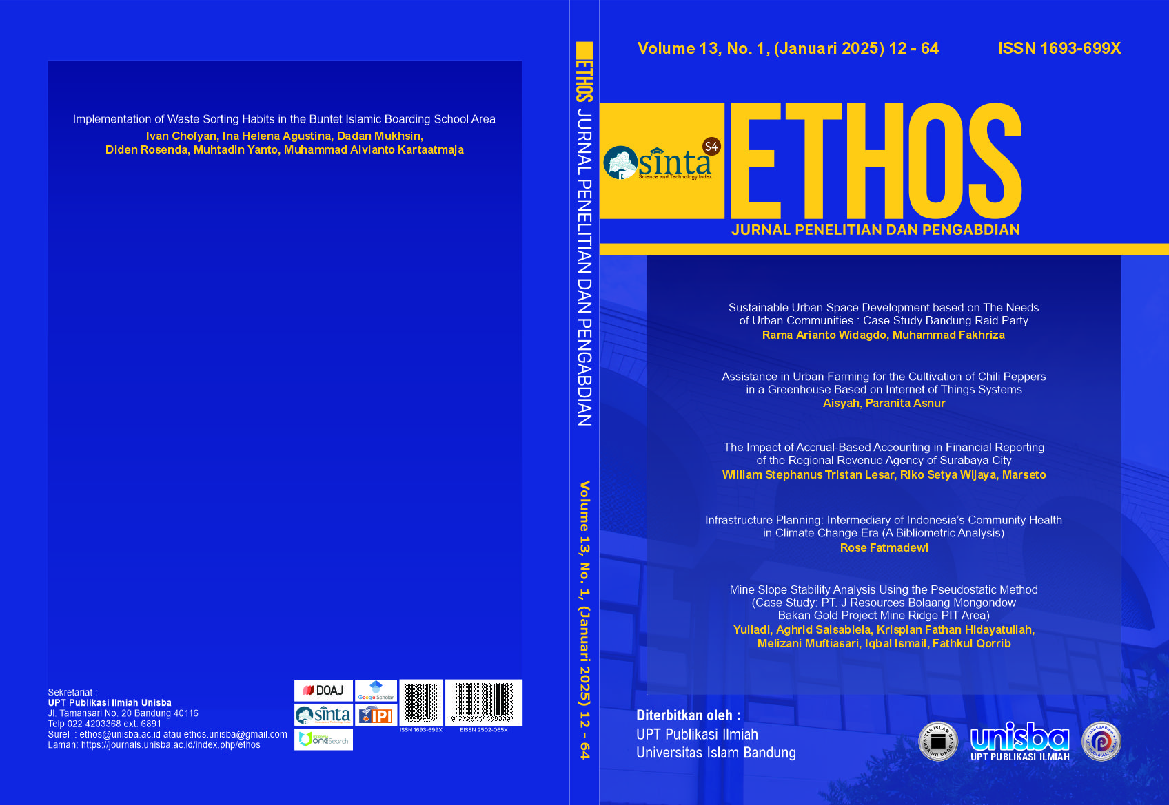 					View Vol. 13 No. 1 (2025): (Januari, 2025) Ethos: Jurnal Penelitian Dan Pangabdian Kepada Masyarakat (Sains & Teknologi)
				