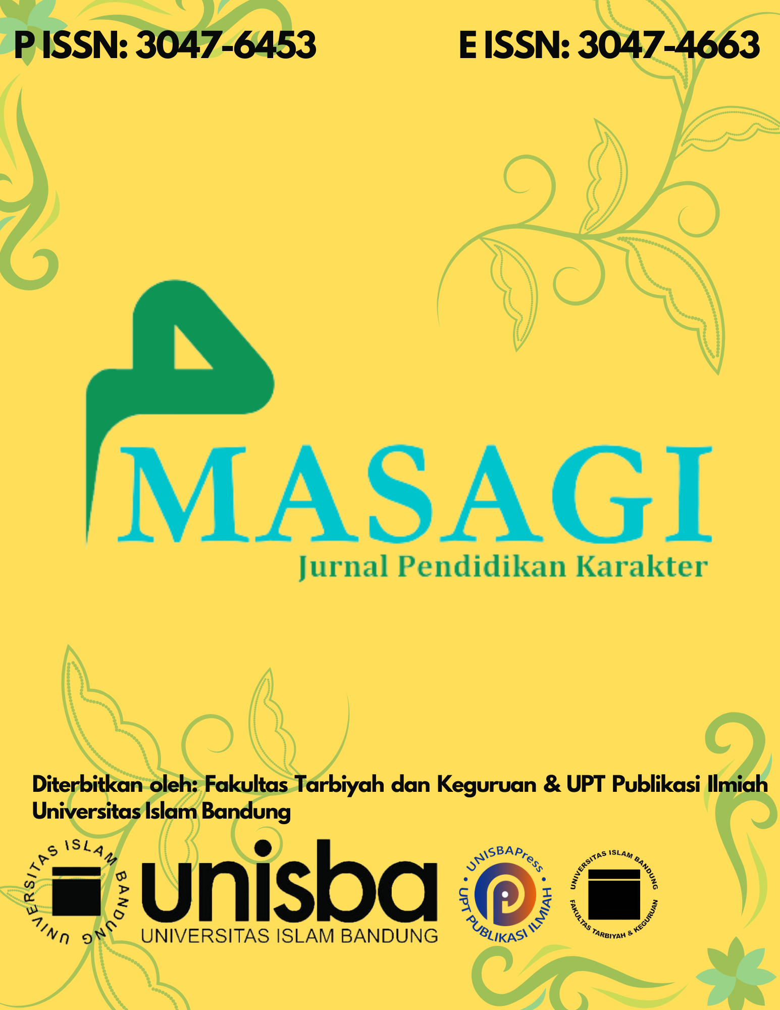 					View Vol. 1 No. 2 November (2024): Masagi: Jurnal Pendidikan Karakter 
				